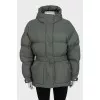 Green Michelin down jacket