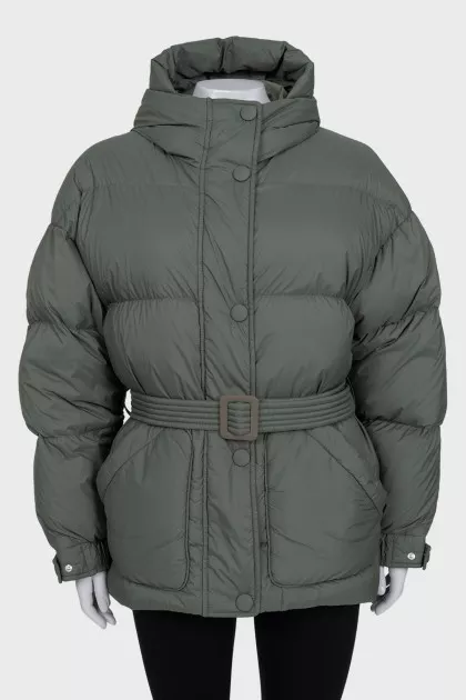 Green Michelin down jacket