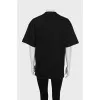 Oversized T-shirt with an accent print on the front
