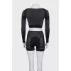 Tracksuit with shorts and a top