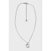Crystal necklace and earring set