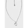 Crystal necklace and earring set