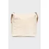 Beige leather crossbody