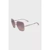Sunglasses with pink lenses