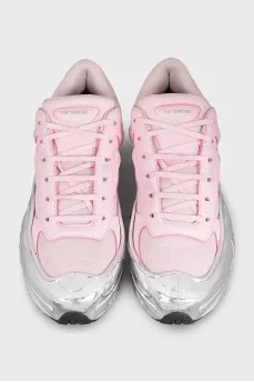 Pink Ozweego by Adidas x Raf Simons sneakers