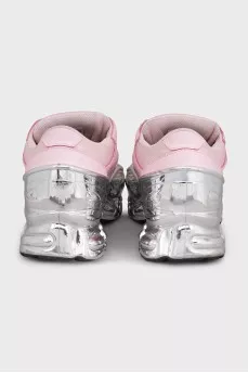 Pink Ozweego by Adidas x Raf Simons sneakers