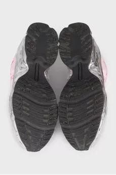 Pink Ozweego by Adidas x Raf Simons sneakers