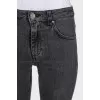 Джинсы серого цвета slim fit