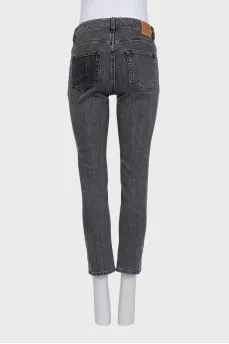 Джинси сірого кольору slim fit