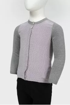 Children's cardigan with buttons