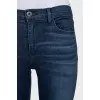 Low rise blue jeans