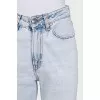 Джинси mom fit блакитного кольору на високій посадці