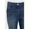 Blue tapered jeans
