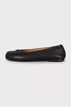 Brown Tabi ballet flats