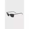 Thin frame cat eye sunglasses