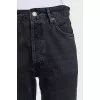 Black jeans with a ripped effect