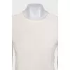 Silk blouse with a cutout back