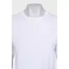 White T-shirt with puff sleeves