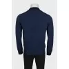 Men's wool cardigan with buttons