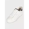 White sneakers with the Portofino logo