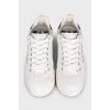 White sneakers with the Portofino logo