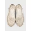 White sneakers with the Portofino logo