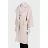 Straight-cut coat
