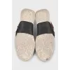 Men's high-top suede sneakers