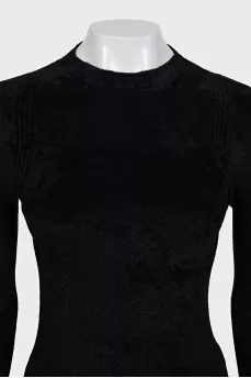 Black jumper with a cutout on the back