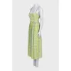 Green polka dot sundress
