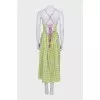 Green polka dot sundress