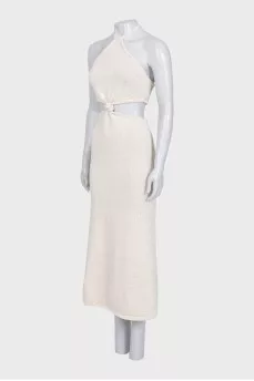 Bodycon dress with ties