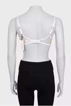 White lace bra with tag