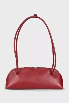 Red shoulder bag