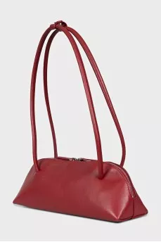 Red shoulder bag
