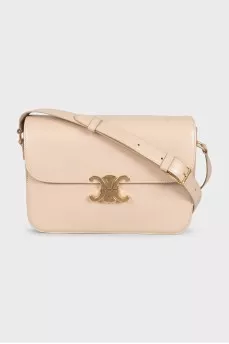 Triomphe Leather Crossbody Bag
