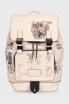 Men's Basquiat backpack by Coach x Jean Michel