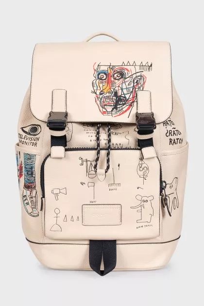 Чоловічий рюкзак Basquiat by Coach x Jean Michel