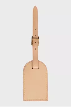 Beige leather clochette
