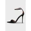 Black Intriigo 105 sandals