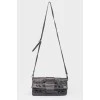 Soft black leather bag