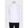 Men's sports jacket with embroidered logo