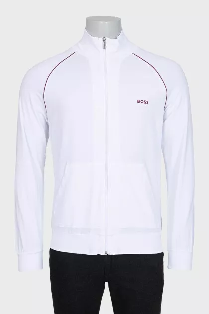 Men's sports jacket with embroidered logo