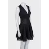 Black dress with lace back