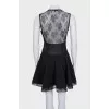 Black dress with lace back
