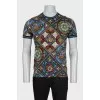 Men's T-shirt with a bright print