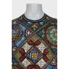 Men's T-shirt with a bright print