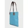 Fabric bag with accent handles