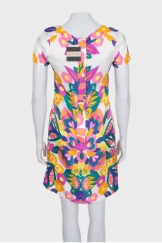 Fitted silk dress