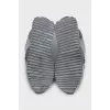 Crystal-embellished slip-on sneakers